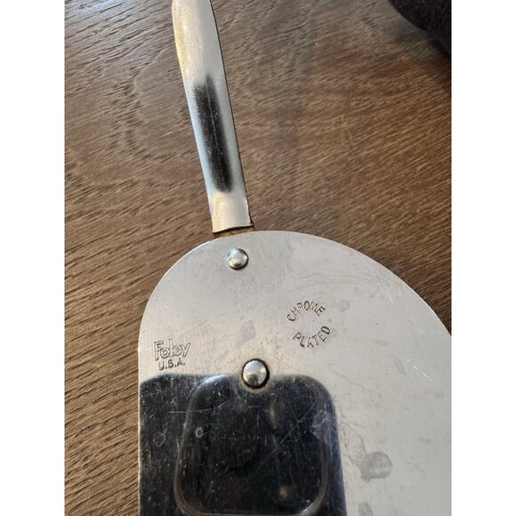 VTG Foley Ekco USA Serving Fork Spatula Utensil Chrome Plated Spice Of Life - Picture 6 of 11